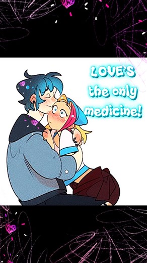 Julie 🥸 on Instagram: "The doctor meme with Luka and Zoe 🩵💛🩷 #meme #lukzoe #lukacouffaine #miraculous #miraculousladybug #digitalart"