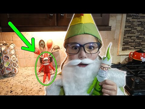 Grandpa Elf On The Shelf In Charge! I'm On The Naughty List!