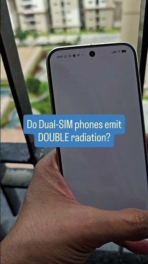 Is your dual-SIM phone secretly harmful? ☢️📱 #techfacts #radiation #smartphone