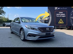 “Check hybrid system. Turn off engine” warning in Hyundai Sonata Hybrid