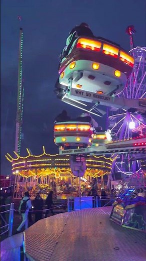 🎪Goose Fair 2025 opening night🎢 - name the rides 🙋🏻‍♂️ #fair #funfair #ride #carnival #automobile