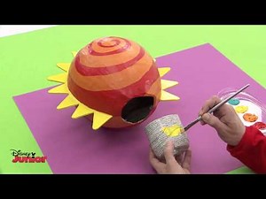 Art Attack! - Eco - Hot Air Balloon Plant Basket! ‪@disneykids‬