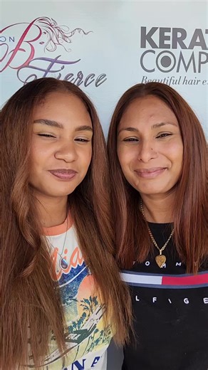 ✨Mother–Daughter Hair Goals✨ From box dye to a stunning rich caramel brown — this beauty’s transformation is pure magic 🥰 Her daughter’s hair? We refreshed her 8-month-old color with a root touch-up and a soft tone for a flawless finish 💁‍♀️ How gorgeous are they together?! 😍 Ready to slay your own Fierce Hair moment? 💃 Click the link in my bio to book your makeover 👉 www.bfiercesalon.com Or call 📞: 🇹🇹 868-725-7931 | 🇧🇧 246-840-2286 #motheranddaughter #hairmakeover #colortransformation