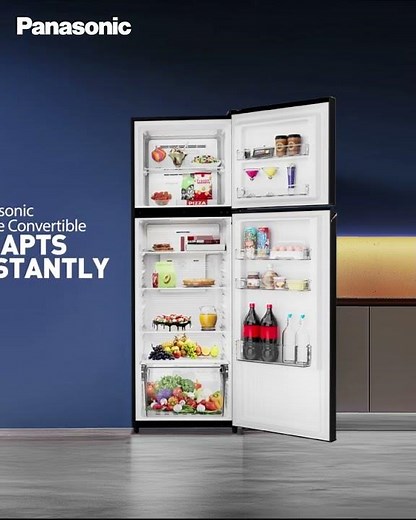 Panasonic Prime Convertible Refrigerator | Smart Cooling That Adapts to You.