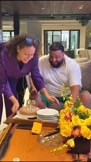 I Roll with God! DJ khaled's Wife Surprised Khaled 🎂 #djkhaled #birthday #shorts