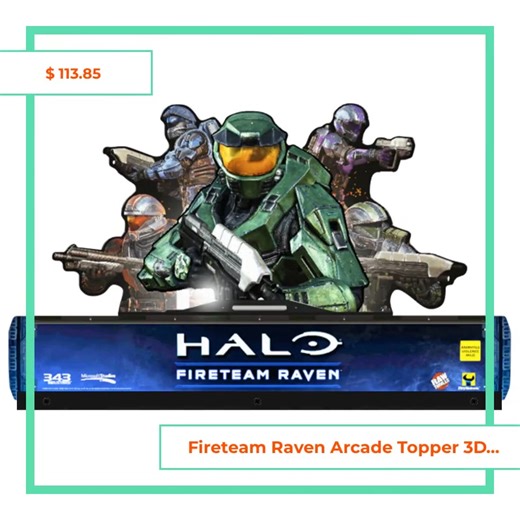 🎮 Ready to level up your arcade experience? 🌟 Transform your game room with the Fireteam Raven Arcade Topper! This stunning 3D Acrylic LED RGB masterpiece not only enhances your game machine but elevates the entire vibe. 🕹️💡 With vibrant colors and customizable effects, it brings joy and excitement to every gaming session. Perfect for parties, gatherings, or those solo plays where you just want to feel like a champion! 🏆✨ C’mon, your arcade deserves this glow-up! Treat yourself to this eye-