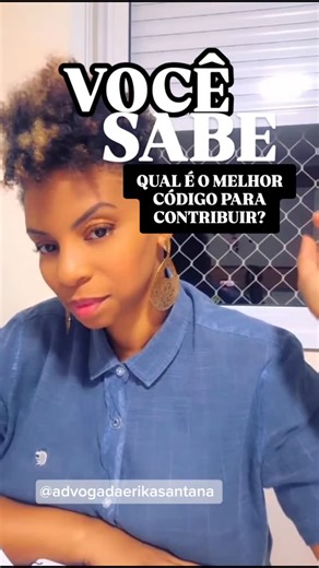 Erika Santana /Advogada Especialista em INSS on Instagram: "Você sabia que para quem é autônomo, o código de contribuição é muito importante? A escolha entre os códigos 1007 e 1163 depende do objetivo previdenciário e orçamento. O código 1007 (20%) é melhor para quem busca aposentadoria por tempo de contribuição e valores maiores. O código 1163 (11%) é ideal para pagar menos (sobre o salário mínimo) e se aposentar apenas por idade. Código 1007 (Plano Normal - 20%): Indicado para quem quer se apo