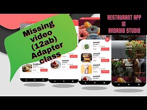 Modern UI/UX Design | RecyclerView | CardView In Android Studio | Food App Android Studio