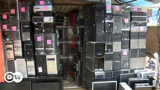 Recycling e-waste in Rwanda