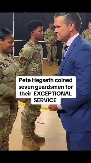 Receiving A SecDef Challenge Coin!