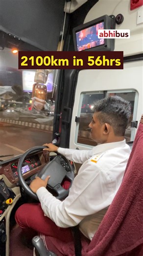 150K views · 644 reactions | India's longest bus journey. #longestbusindia #abhibus #luxurybus #bushostesses #trip #travel #vacation #wanderlust #explore #adventure #memories #fun #experience #sightseeing #culture #scenery #relax #exploremore #delhi #bengaluru | AbhiBus | Facebook