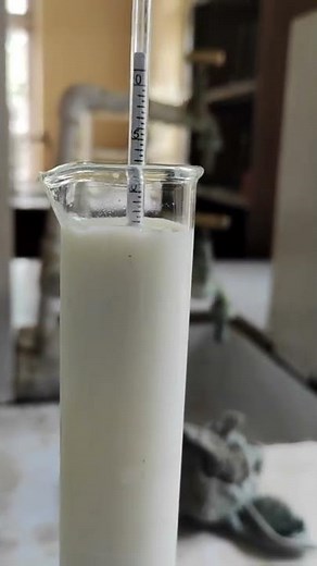 Measurement of Specific Gravity of Milk using Lactometer