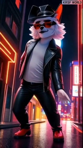 Pop Star Cat Viral Funny Dance | cute cat Street Performance 🐱🕺 #FunnyDance #CatVideos