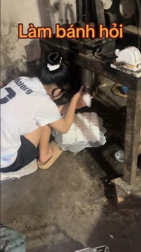 How to make traditional Binh Dinh style banh hoi #shorts