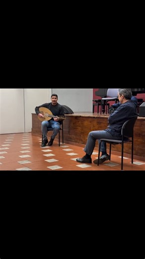 Viologram on Instagram: "🎶 @marjiahyouhanna I was honored to perform in front of the master Simon Shaheen 💥 . . . . . #singer #oud #music #musician #master"