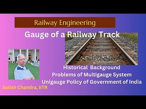 #railwayengineering Gauge of a Railway Track, Standard gauge. Problems of Multigauge system