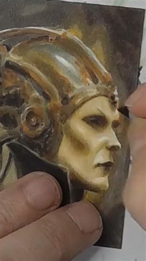 Drawing THE SCI-FI WICKED WITCH for Masterpiece Cards
