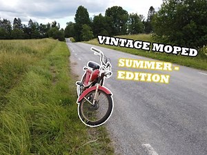 Vintage Moped - Smooth Summer Ride 4K