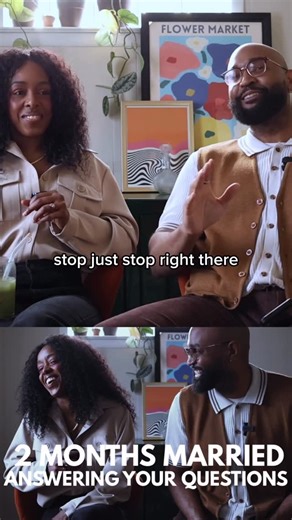 Sade Turner | Married for 2 months and we’re really in it. We answered your questions about vulnerability, necessary risks, what we wish we focused on... | Instagram