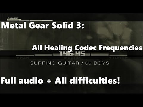 MGS3(S): All Healing Codec Frequencies + Full Audio
