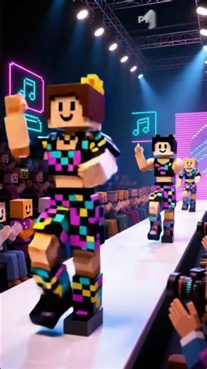 Roblox launched its first Fashion WeekWelcome to the most chaotic fashion show in history #shorts