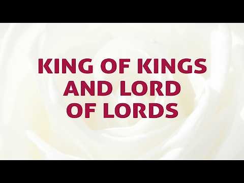 King Of Kings And Lord Of Lords, Glory Hallelujah Song Lyrics Video - Divine Hymns