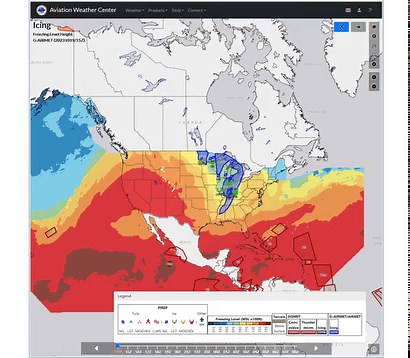 Icing becomes a greater concern for aviation as we move into the colder months. Here's how to load the freezing level forecast on the new AviationWeather.gov. | NOAA NWS Aviation Weather Center