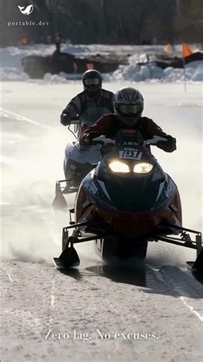 Snowmobile Race #snow #snowmobile #race #trending #foryou #fyp #snowman