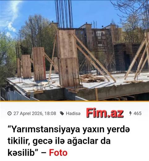 Bakı şəhərinin Binəqədi rayonu, 9-cu mikrorayon, Mir Cəlal küçəsində yerləşən ərazidə aparılan tikinti işləri yerli sakinlərin narazılığına səbəb olub. Tribuna.az xəbər verir ki, bununla bağlı “Qafqazinfo”ya müraciət edən sakinlər iddia edirlər ki, “VİP Construction” MMC tərəfindən həyata keçirilən tikinti zamanı çoxsaylı ağaclar kəsilib və bu hal aidiyyəti qurumlara bildirilib, tədbir cavabı olaraq da dəfələrlə cəzalandırıldığı deyilib. Şikayətçilərin sözlərinə görə, aprelin 16-sı tikinti aparı