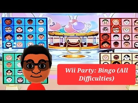 Wii Party: Bingo (All Difficulties)