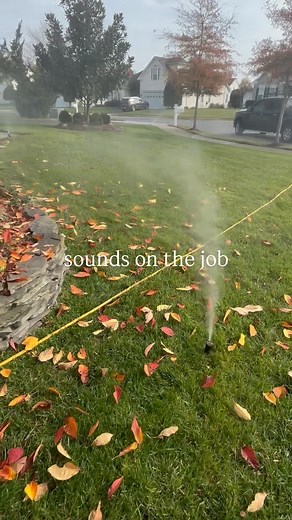 Irrigation blowouts are in full swing!  Clearing out those lines now prevents frozen pipes and costly repairs later. Fall prep = stress-free spring. ✨ #fall #fallprep #outdoorliving #pipernooutdoorliving #backyardgoals #lewesde #cambridgepavers #landscapinginprogress #asmr #soundsonthejob #asmrsounds #asmrvideo #asmrlandscaping | Piperno Outdoor Living and Synthetic Turf | Facebook