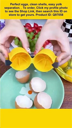 This is an egg shell cracker and separator.