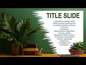 PowerPoint Title Slide Design - Amazing Scribble Cutout Effect Tutorial 2025