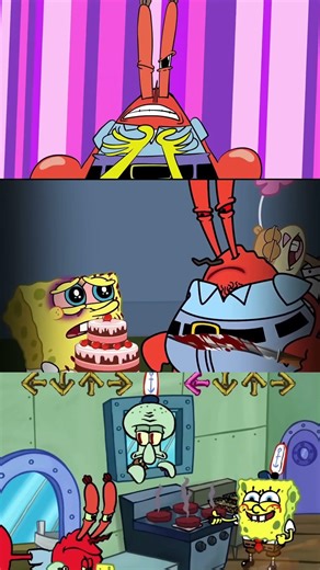 FNF Spongebob Mr. Krabs Angry Mod - Friday Night Funkin' #spongebob #mrkrabs #shotsviral