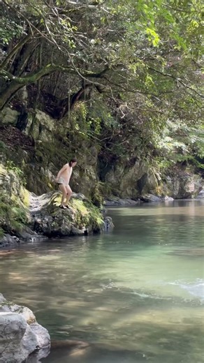 夏の締めくくりは川遊び