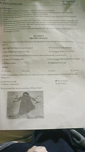 Here are some questions from a Social Science exam, Section A: ... | Filo