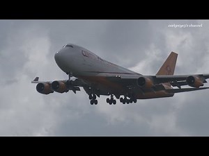 Centurion Air Cargo (WE/CWC) Boeing 747-400F(ER) N902AR 成田国際空港 着陸 2016.8.7