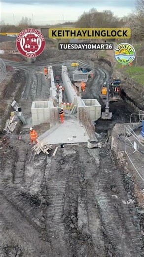 Keith Ayling Lock Chesterfield #canal #construction #restoration