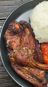 Lamb Chops Pap an gravy | Babeswekishi