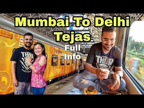Mumbai To Delhi Tejas Rajdhani Full Journey | Indias fastest Rajdhani Express | 12951
