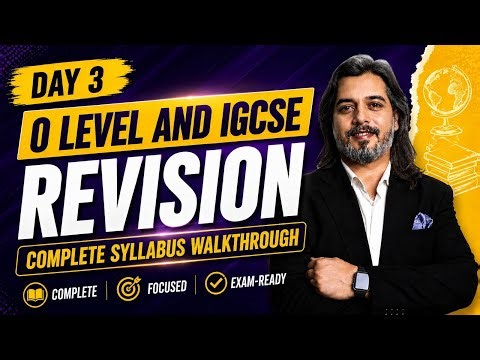 7707 & 0452 O level & IGCSE Complete Syllabus Revision Day 3