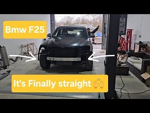 The Bmw X3 F25 is back from the frame rack!!! HUGE progress 👏