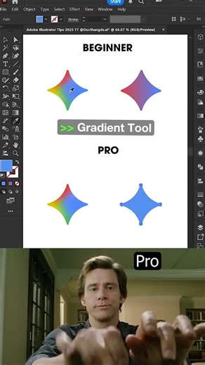 Beginner Vs Pro tutorial #artist #art #designer #graphicdesign #photoshop #tips