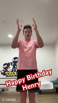 Cameo - Happy Birthday Henry from Ashton from Ninja Kids TV - thanks @AshtonMyler #happybirthday