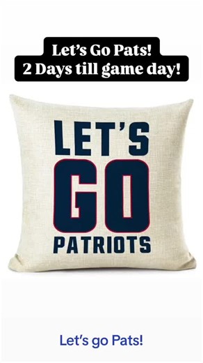 Lets Go Pats Nation! bring on the win at Superbowl 60!