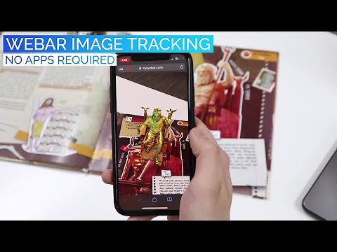 WebAR Image Tracking - MyWebAR.com
