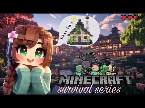 I made this charry blosum house in survival series 🥰🧿🎀...