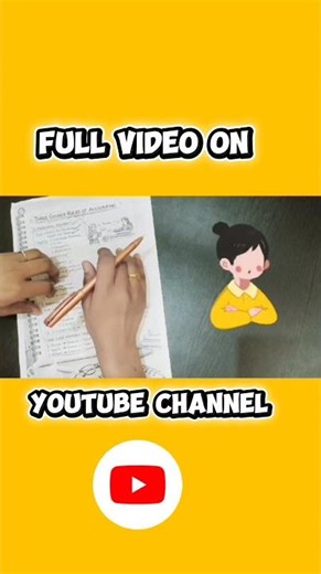 3 Golden Rules of Accounting in Hindi | Journal Entry Basics#shorts