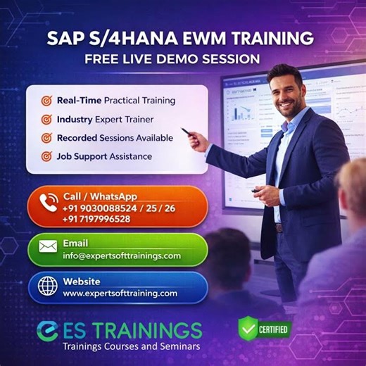 SAP S/4HANA EWM Training#expertsofttraining