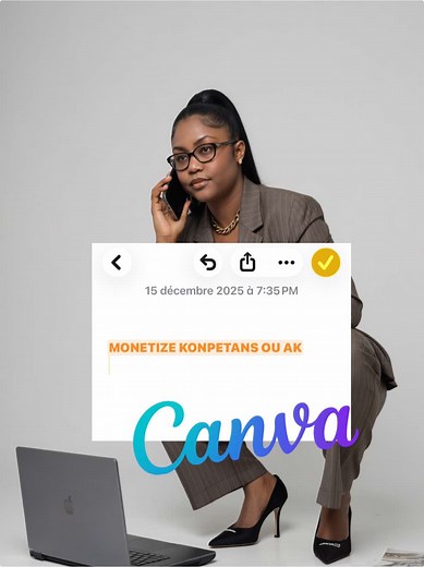💻FÈ PATI 30 JÈN KI PRÈ POU APRANN E KAP JWENN JWENN OPÒTINITE PRAN FÒMASYON BIZNIS ANLIY SA AVÈM 💸💸 Janm te pwomèt ou li Kòmante “CANVA” pouw resevwa gid gratis mwen an kap ede w dekouvri kèk fonksyonalite bazik anndan Canva 📲 #biznisanliy💵💵💻📲 #digitalproducts #digitalmarketingforbeginners #canvatips